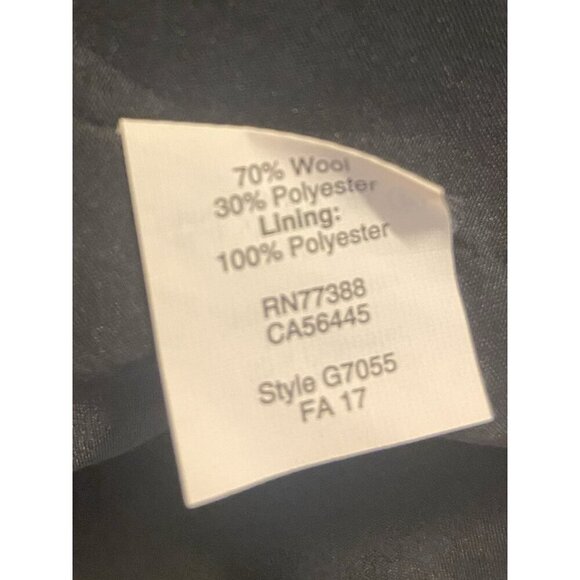 J Crew Sheath Dress 2 Sleevess Knee Length Pockets Black Wool Blend Sleeveless - Picture 6 of 7